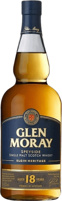 107,95 € Spedizione Gratuita | Whisky Single Malt Glen Moray Scozia Regno Unito 18 Anni Bottiglia 70 cl