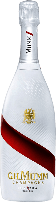 61,95 € Envio grátis | Espumante Branco G.H. Mumm Ice A.O.C. Champagne Champagne França Pinot Noir, Chardonnay, Pinot Meunier Garrafa 75 cl