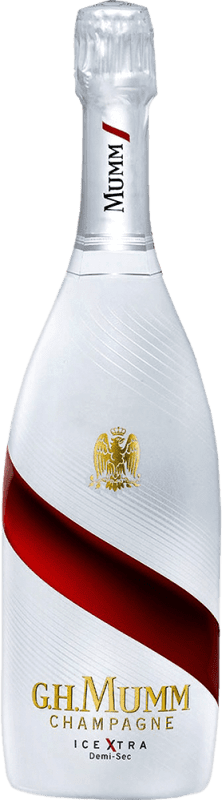 61,95 € Kostenloser Versand | Weißer Sekt G.H. Mumm Ice A.O.C. Champagne Champagner Frankreich Spätburgunder, Chardonnay, Pinot Meunier Flasche 75 cl