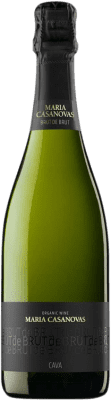 6,95 € Free Shipping | White Sparkling Wine Maria Casanovas Brut Nature D.O. Cava Catalonia Spain Pinot Noir, Macabeo, Xarel·lo, Chardonnay, Parellada Half Bottle 37 cl
