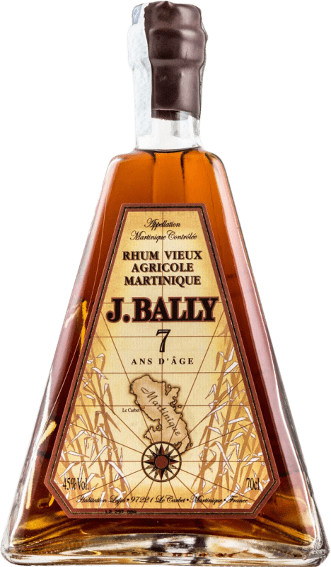 71,95 € Envío gratis | Ron Rhum J. Bally Pyramide Martinica 7 Años Botella 70 cl