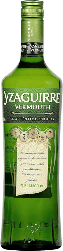 9,95 € Envio grátis | Vermute Sort del Castell Yzaguirre Clásico Blanco D.O. Tarragona Catalunha Espanha Garrafa 1 L