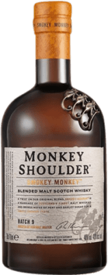 58,95 € 免费送货 | 威士忌混合 Grant & Sons Monkey Shoulder Smokey 苏格兰 英国 瓶子 70 cl