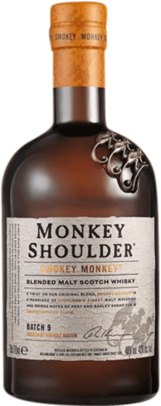 39,95 € 送料無料 | ウイスキーブレンド Grant & Sons Monkey Shoulder Smokey スコットランド イギリス ボトル 70 cl