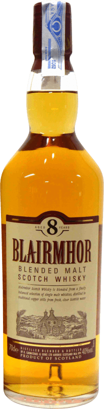 17,95 € Free Shipping | Blended Whisky Blairmhor Scotland United Kingdom 8 Years 70 cl