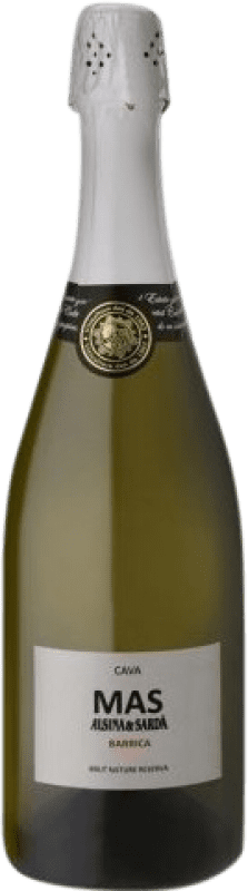 13,95 € Бесплатная доставка | Белое игристое Alsina Mas Sardà Barrica D.O. Cava Испания Macabeo, Xarel·lo, Chardonnay, Parellada бутылка 75 cl