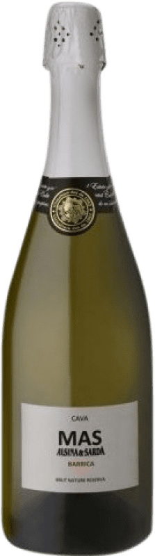 9,95 € Envoi gratuit | Vin Mousseux Blanc Alsina Mas Sardà Barrique D.O. Cava Espagne Macabeo — Macabeu, Xarel·lo, Chardonnay, Parellada Bouteille 75 cl