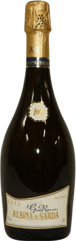 11,95 € Free Shipping | White sparkling Alsina Sardà Grand Reserve D.O. Cava Spain Macabeo, Xarel·lo, Parellada Bottle 75 cl