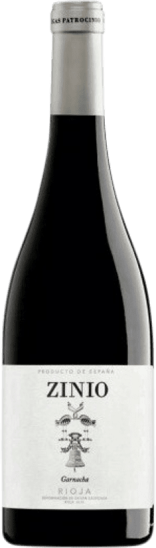 8,95 € Бесплатная доставка | Красное вино Patrocinio Zinio D.O.Ca. Rioja Ла-Риоха Испания Grenache бутылка 75 cl