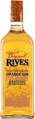 21,95 € Envío gratis | Ginebra Gin Rives Natural España 70 cl Orange — Naranja