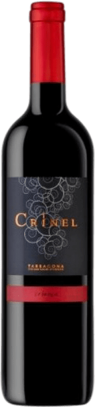 3,95 € Spedizione Gratuita | Vino Rosso Padró Crinel Crianza — Invecchiato in Botte D.O. Tarragona Catalogna Spagna Tempranillo, Merlot Bottiglia 75 cl