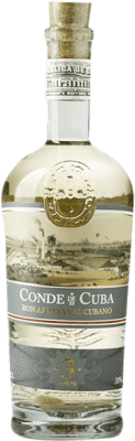 19,95 € Envio grátis | Rum Conde de Cuba Cuba 3 Anos 70 cl