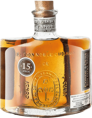 54,95 € Envío gratis | Ron Conde de Cuba Cuba 15 Años 70 cl