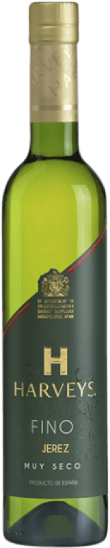 9,95 € Free Shipping | Fortified wine Harvey's Fino D.O. Jerez-Xérès-Sherry Andalusia Spain Palomino Fino Medium Bottle 50 cl