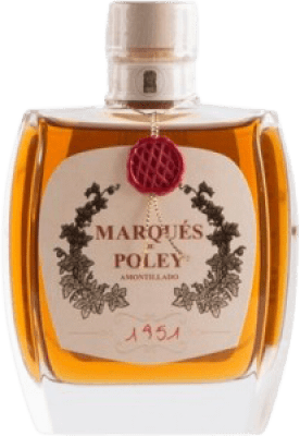 89,95 € Envío gratis | Vino generoso Toro Albalá Marqués de Poley Amontillado 1951 D.O. Montilla-Moriles Andalucía España Pedro Ximénez Petaca Pequeña 20 cl