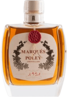 98,95 € Envío gratis | Vino generoso Toro Albalá Marqués de Poley Amontillado 1951 D.O. Montilla-Moriles España Pedro Ximénez Petaca 20 cl