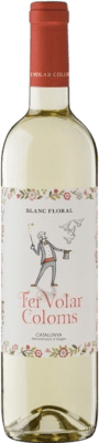 8,95 € Envio grátis | Vinho branco Segura Viudas Fer Volar Coloms Blanco D.O. Catalunya Catalunha Espanha Mascate de Alexandria, Sauvignon Branca, Gewürztraminer Garrafa 75 cl