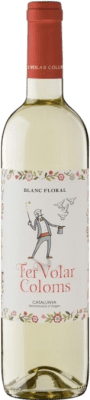 6,95 € Envío gratis | Vino Blanco Segura Viudas Fer Volar Coloms D.O. Catalunya Cataluña España Gewürztraminer, Sauvignon, Moscatel 75 cl