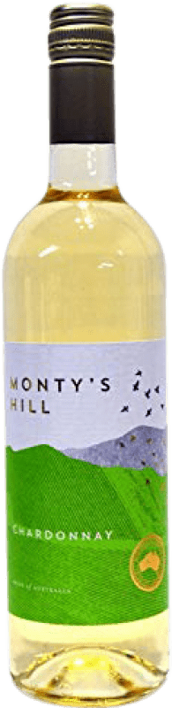 5,95 € Spedizione Gratuita | Vino bianco UCSA Monty's Hill Giovane Australia Chardonnay Bottiglia 75 cl