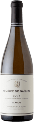 53,95 € Envio grátis | Vinho branco Remírez de Ganuza Blanco D.O.Ca. Rioja La Rioja Espanha Viura, Malvasía, Grenache Branca Garrafa 75 cl