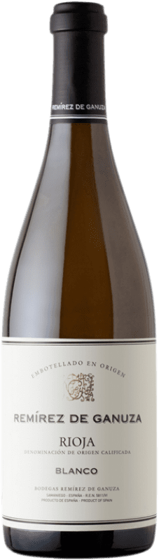 58,95 € Kostenloser Versand | Weißwein Remírez de Ganuza D.O.Ca. Rioja La Rioja Spanien Garnacha — Grenache, Viura, Malvasia Flasche 75 cl