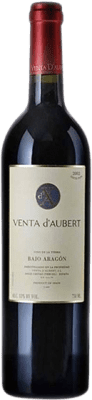 16,95 € Бесплатная доставка | Красное вино Venta d'Aubert I.G.P. Vino de la Tierra Bajo Aragón Арагон Испания Merlot бутылка 75 cl