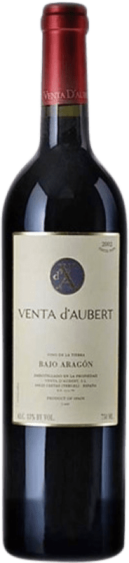 16,95 € Бесплатная доставка | Красное вино Venta d'Aubert I.G.P. Vino de la Tierra Bajo Aragón Арагон Испания Merlot бутылка 75 cl