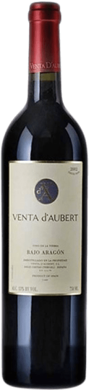 16,95 € Envío gratis | Vino tinto Venta d'Aubert I.G.P. Vino de la Tierra Bajo Aragón Aragón España Merlot Botella 75 cl