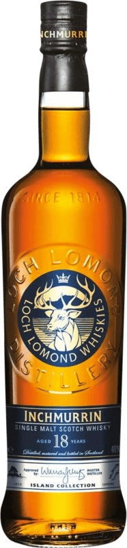 59,95 € Kostenloser Versand | Whiskey Single Malt Loch Lomond Inchmurrin Schottland Großbritannien 18 Jahre Flasche 70 cl