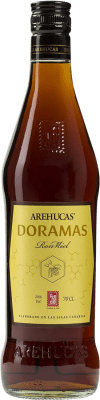 10,95 € Бесплатная доставка | Ром Arehucas Doramas Ron Miel Канарские острова Испания бутылка 70 cl