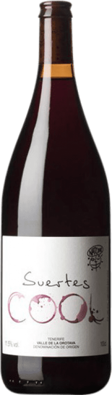 19,95 € Free Shipping | Red wine Soagranorte Cool D.O. Valle de la Orotava Canary Islands Spain Listán Black Missile Bottle 1 L