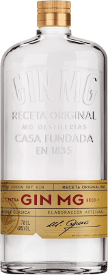 16,95 € Envio grátis | Gin MG Extra Seco Catalunha Espanha Garrafa 70 cl
