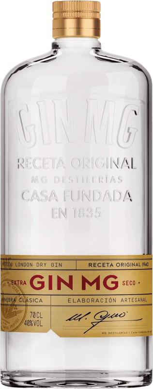 16,95 € Spedizione Gratuita | Gin MG Extra Secco Catalogna Spagna Bottiglia 70 cl