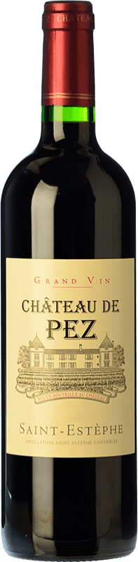 55,95 € Free Shipping | Red wine Château de Pez A.O.C. Saint-Estèphe France Merlot, Cabernet Sauvignon, Petit Verdot Bottle 75 cl