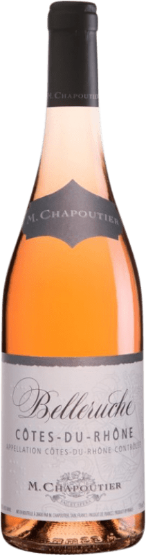 15,95 € Free Shipping | Rosé wine Michel Chapoutier Belleruche Rosé A.O.C. Côtes du Rhône Rhône France Syrah, Grenache Tintorera, Cinsault Bottle 75 cl