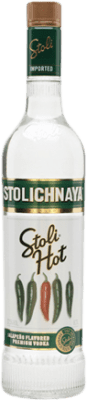 19,95 € Envio grátis | Vodka Stolichnaya Stoli Hot Federação Russa 70 cl