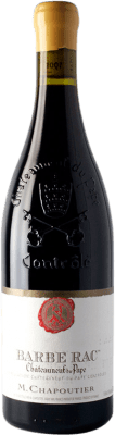 192,95 € 免费送货 | 红酒 Michel Chapoutier Barbe Rac A.O.C. Châteauneuf-du-Pape 罗纳 法国 Grenache Tintorera 瓶子 75 cl