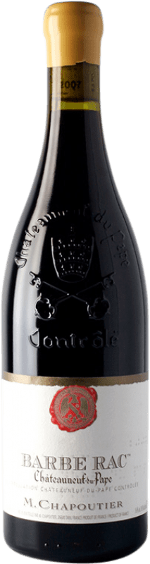 192,95 € Free Shipping | Red wine Michel Chapoutier Barbe Rac A.O.C. Châteauneuf-du-Pape Rhône France Grenache Tintorera Bottle 75 cl