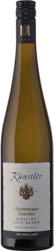 29,95 € Envío gratis | Vino blanco Künstler Hochheimer Stielweg Alte Reben Alemania Riesling Botella 75 cl