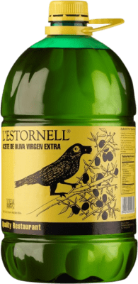 48,95 € 送料無料 | オリーブオイル L'Estornell Quality Restaurant カタロニア スペイン Picual, Arbequina 大きな缶 5 L