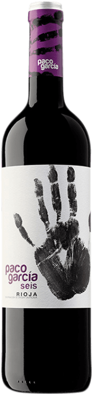 11,95 € 免费送货 | 红酒 Paco García Seis 橡木 D.O.Ca. Rioja 拉里奥哈 西班牙 瓶子 75 cl