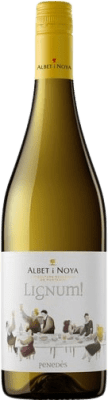 14,95 € Spedizione Gratuita | Vino bianco Albet i Noya Lignum Blanc D.O. Penedès Catalogna Spagna Xarel·lo, Chardonnay, Sauvignon Bianca Bottiglia 75 cl