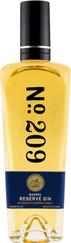 62,95 € 免费送货 | 金酒 Gin Nº 209 Chardonnay Cask Finish — 橡木桶陈酿收尾 美国 70 cl