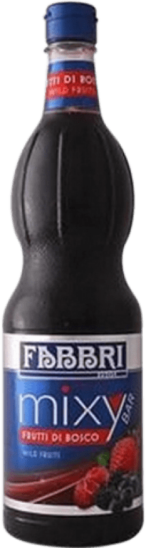19,95 € 免费送货 | Schnapp Fabbri Mixybar Jarabe de Frutas del Bosque Wild Fruits 意大利 瓶子 1 L 不含酒精