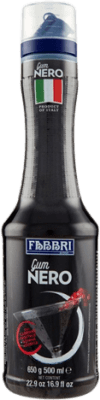 16,95 € Free Shipping | Schnapp Fabbri Puré Gum Nero Italy Medium Bottle 50 cl Alcohol-Free