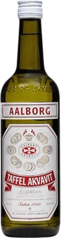 14,95 € Envío gratis | Licores Aalborg Taffel Akvavit Dinamarca Botella 70 cl