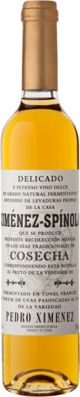 32,95 € Kostenloser Versand | Süßer Wein Ximénez-Spínola Delicado D.O. Jerez-Xérès-Sherry Andalusien Spanien Pedro Ximénez Medium Flasche 50 cl