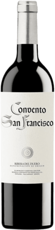 16,95 € 免费送货 | 红酒 Convento San Francisco D.O. Ribera del Duero 卡斯蒂利亚莱昂 西班牙 Tempranillo 瓶子 75 cl