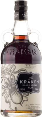 29,95 € Envío gratis | Ron Kraken Black Rum Spiced Botella 70 cl