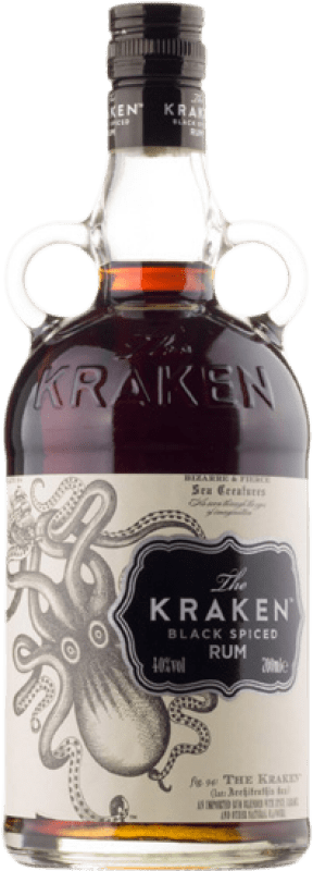 29,95 € 免费送货 | 朗姆酒 Kraken Black Rum Spiced 瓶子 70 cl